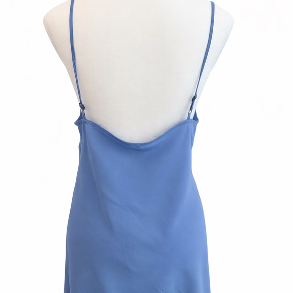 Free People Blue Dress with Red Floral Accents - Picture 10 of 14